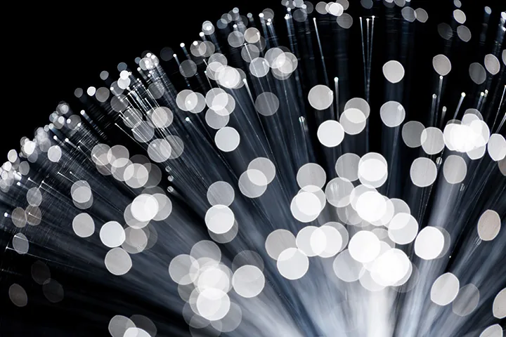 Internet technology fiber optic